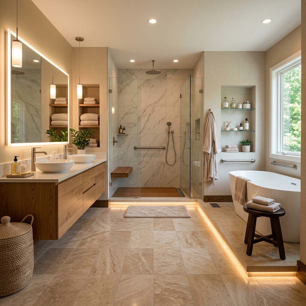 Spa-Like Accessible Bathroom